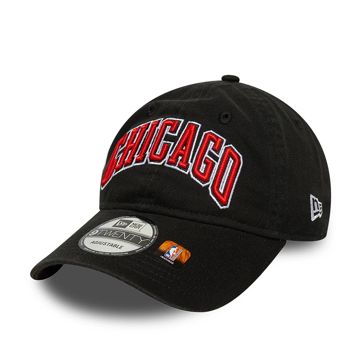 This is a Chicago Bulls NBA Statement Black 9TWENTY Adjustable Cap 3