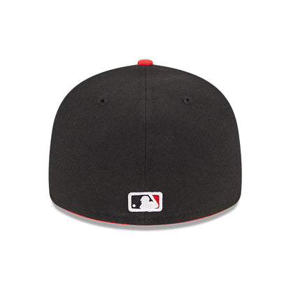 This is a Cincinnati Reds MLB City Connect 2024 Black Low Profile 59FIFTY Fitted Cap 5