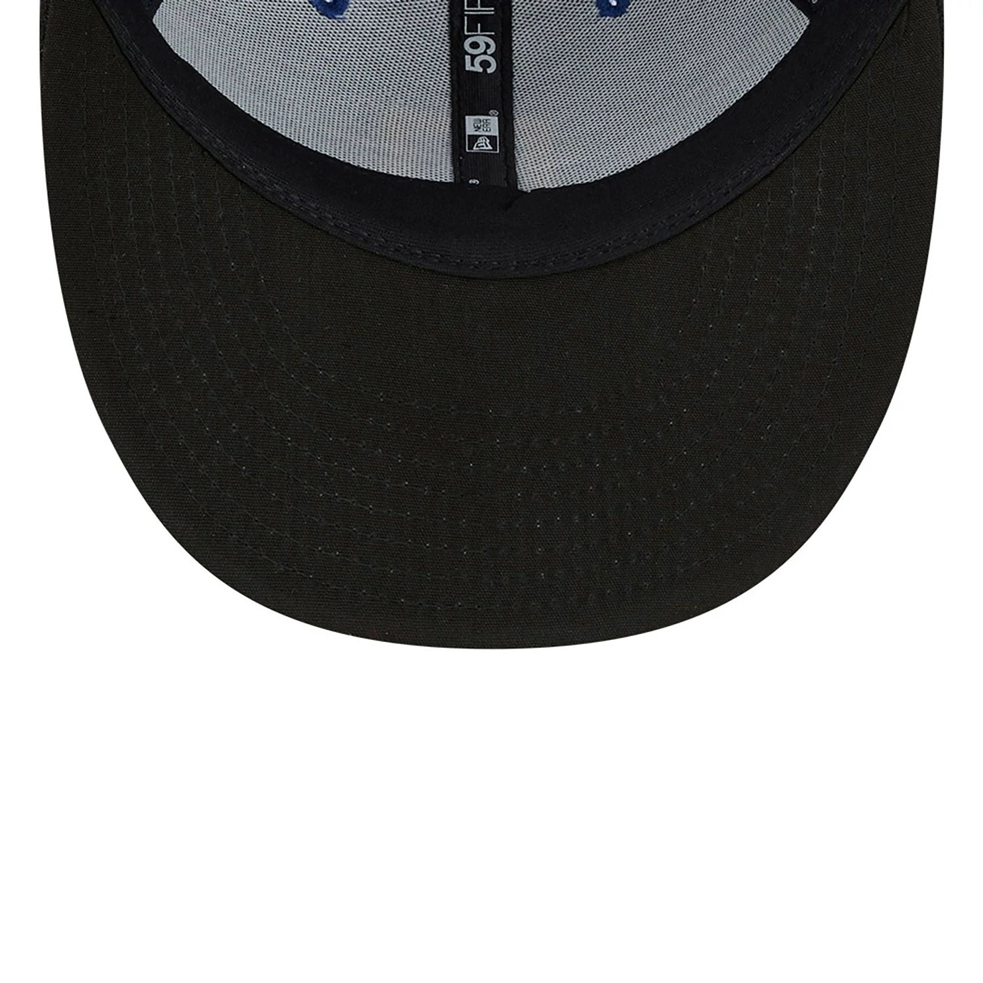 This is a Seattle Mariners MLB City Connect 2024 Dark Blue Low Profile 59FIFTY Fitted Cap 2