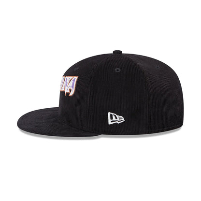 This is a Arizona Diamondbacks Vintage Cord Black 59FIFTY Fitted Cap 4