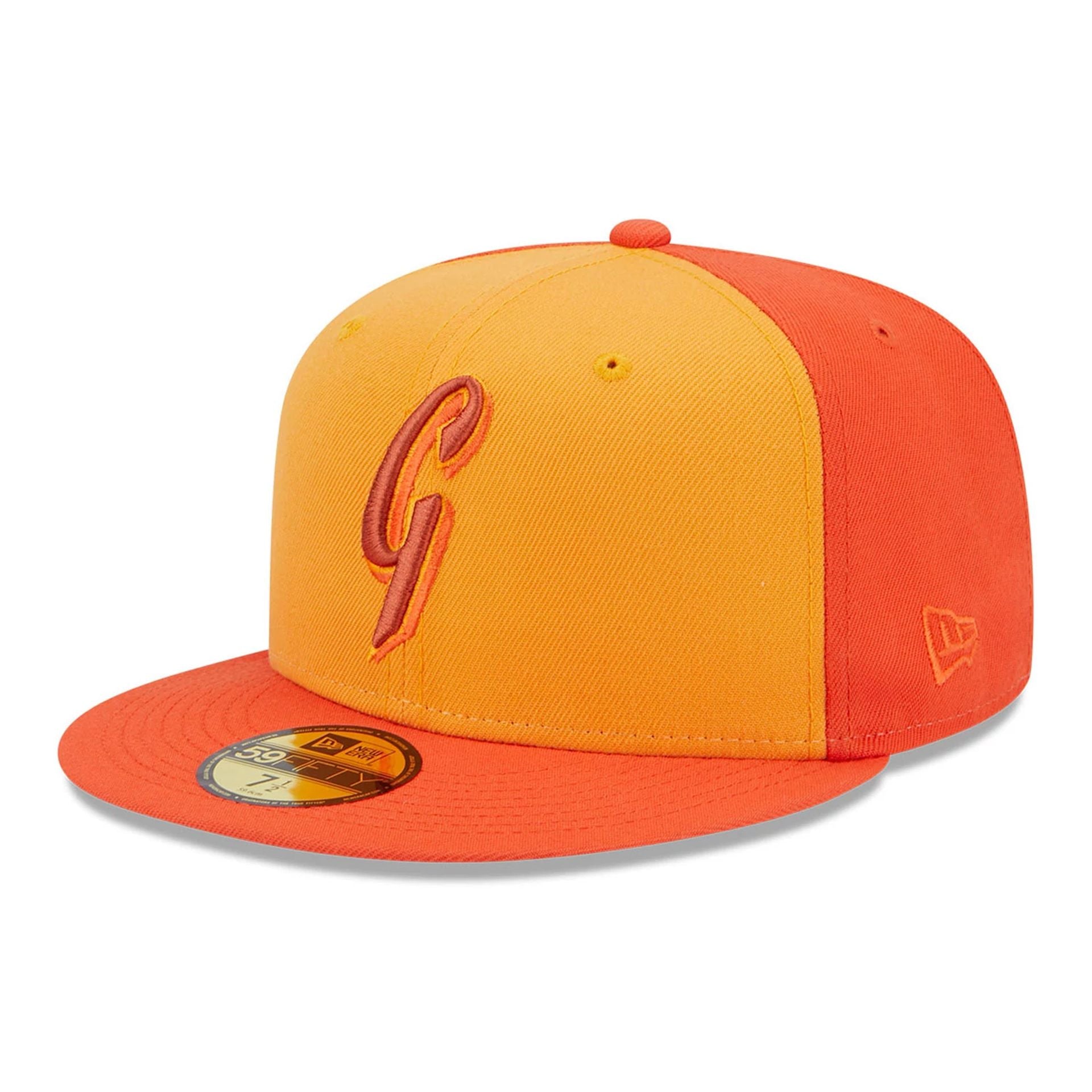 This is a San Francisco Giants Tri Tone Team Orange 59FIFTY Fitted Cap 1