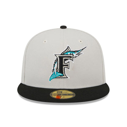 This is a Miami Marlins Varsity Letter Stone 59FIFTY Fitted Cap 4