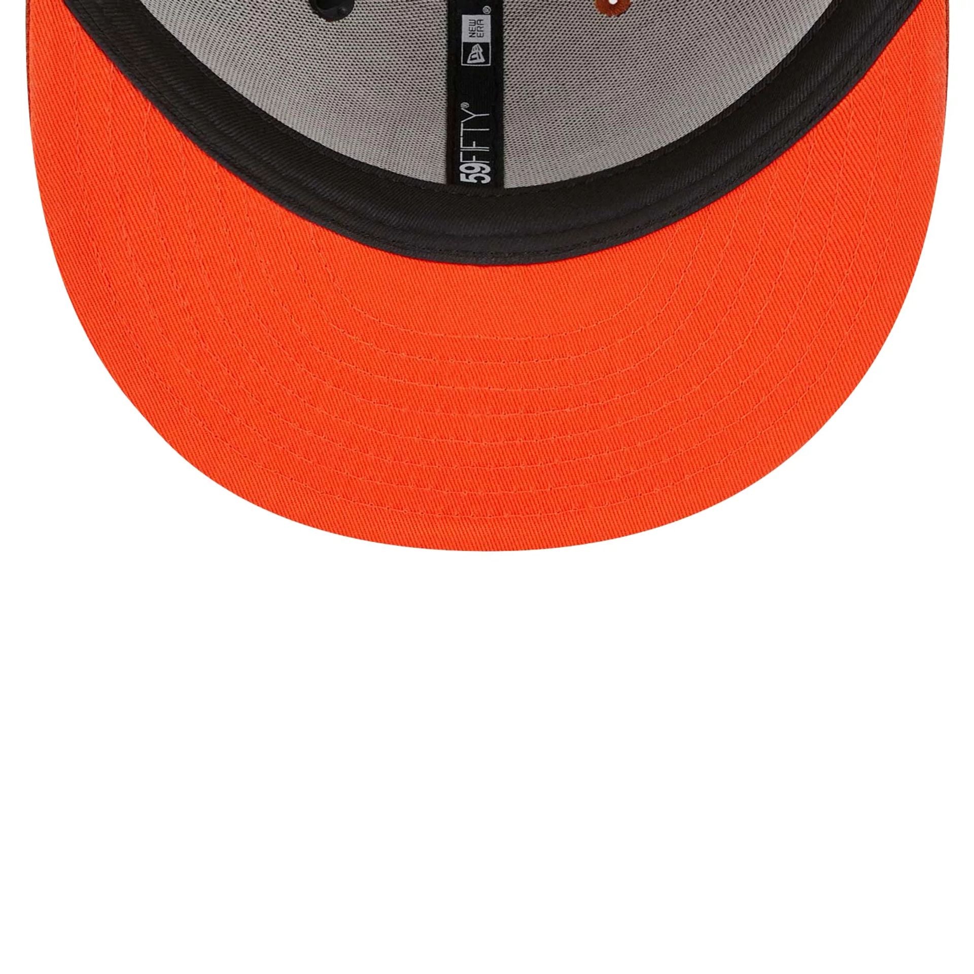 This is a Minnesota Twins Outer Space Orange 59FIFTY Fitted Cap 2