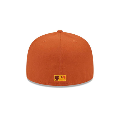 This is a Minnesota Twins Outer Space Orange 59FIFTY Fitted Cap 7