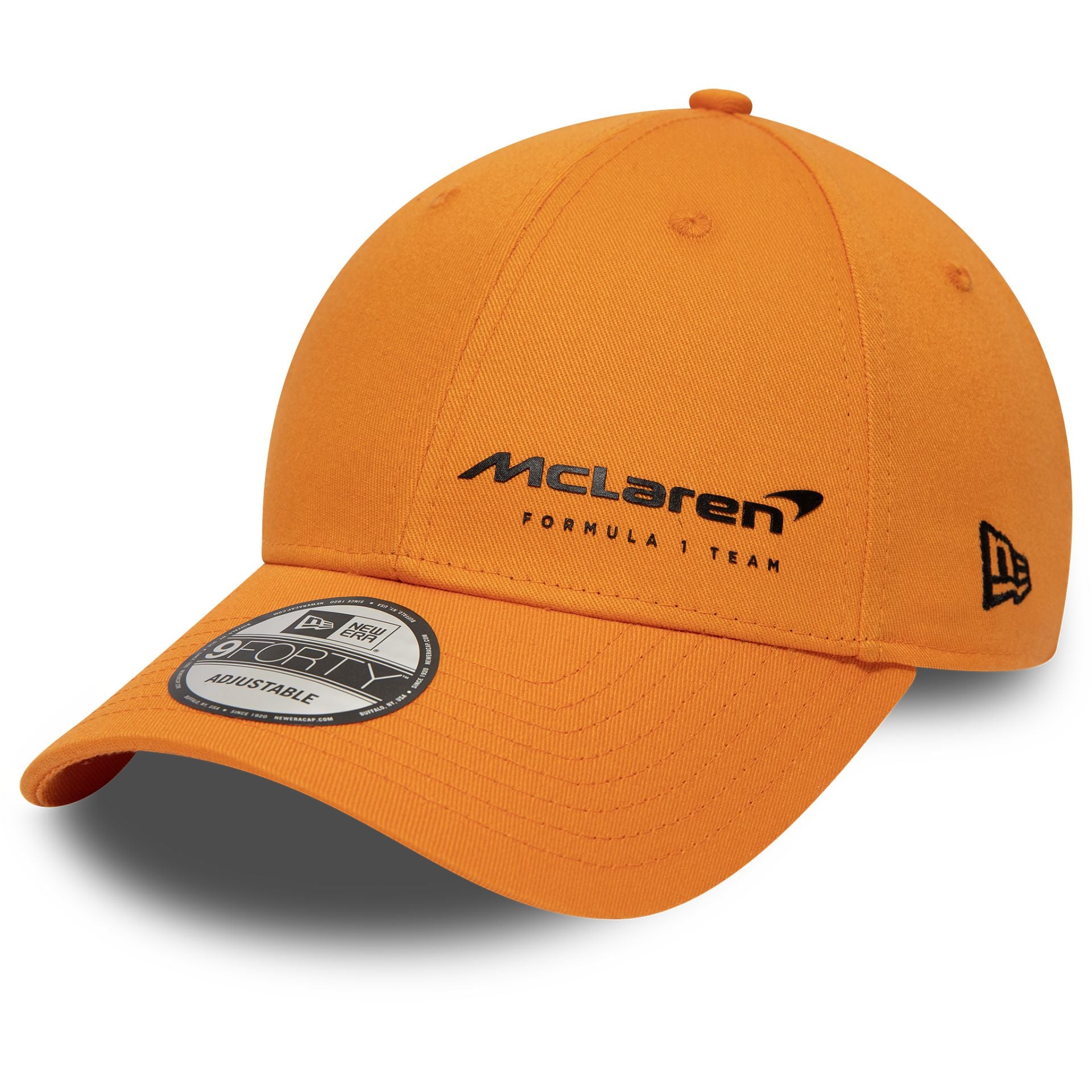 This is a McLaren Flawless Orange 9FORTY Adjustable Cap 1