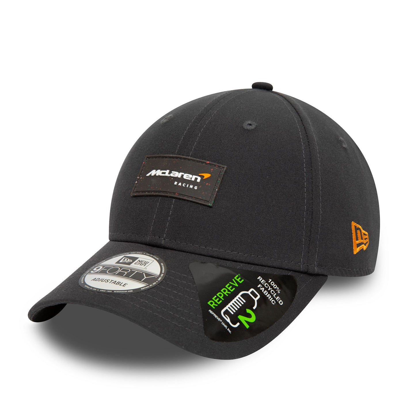 This is a McLaren Repreve Dark Grey 9FORTY Adjustable Cap 1