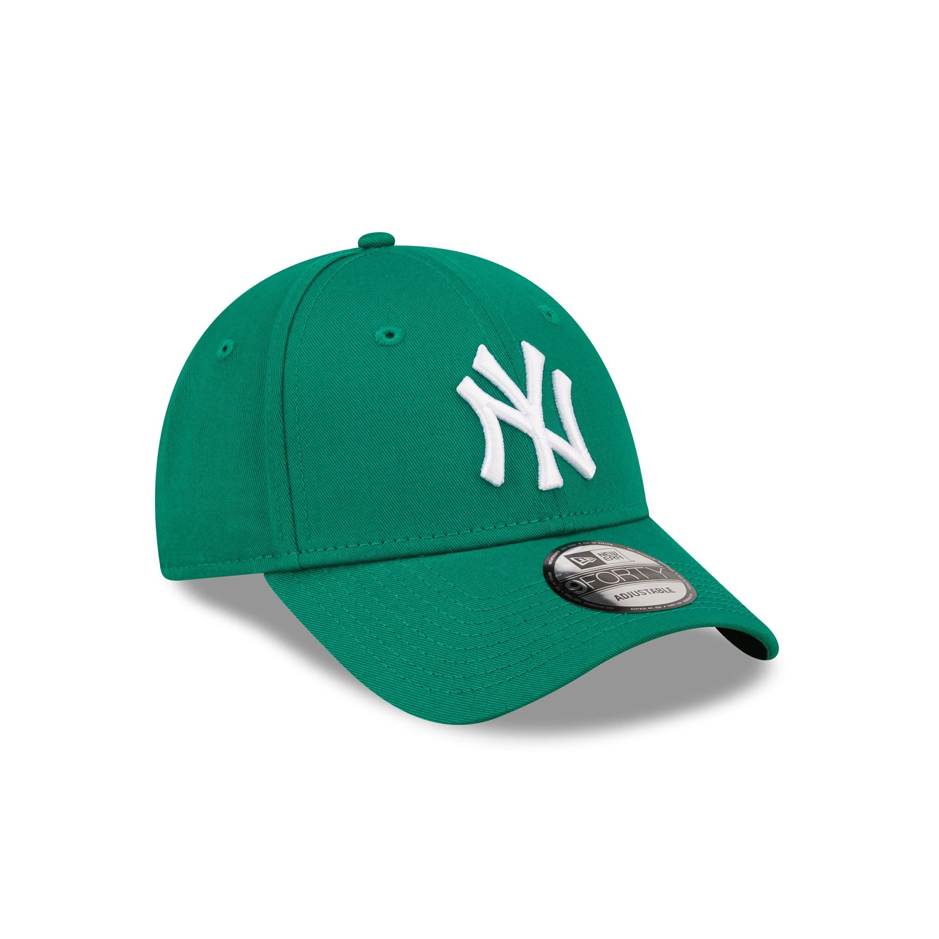 This is a New York Yankees Womens League Essential Green 9FORTY Adjustable Cap 3