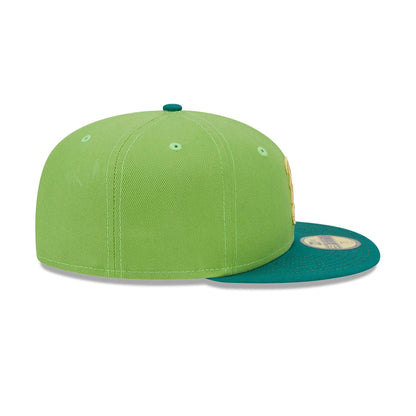 This is a Atlanta Braves Lucky Streak Green 59FIFTY Fitted Cap 7