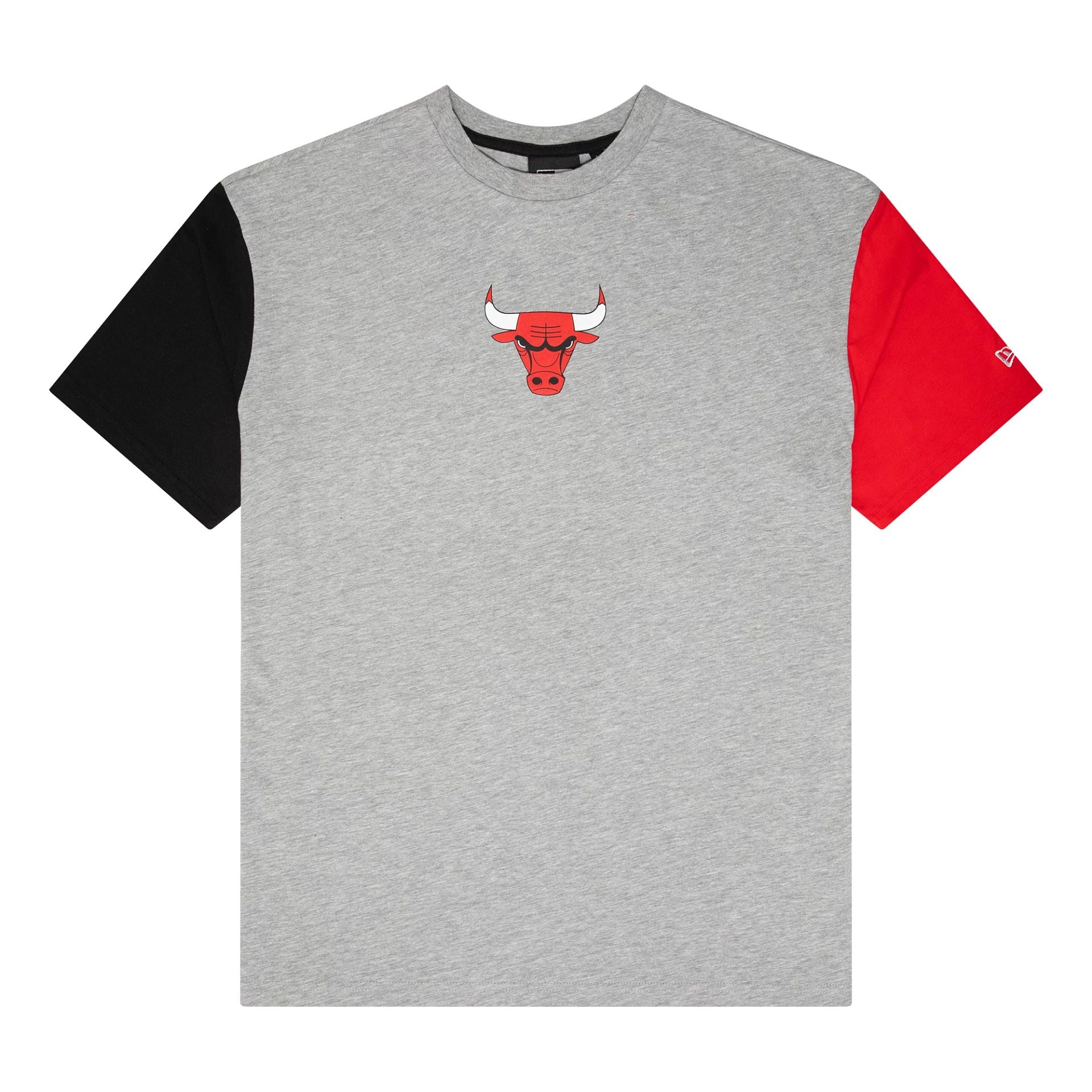 The Male model is wearing Chicago Bulls NBA Paris Games Grey T-Shirt 2