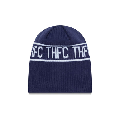 This is a Tottenham Hotspur FC Navy Cuff Knit Beanie Hat 2