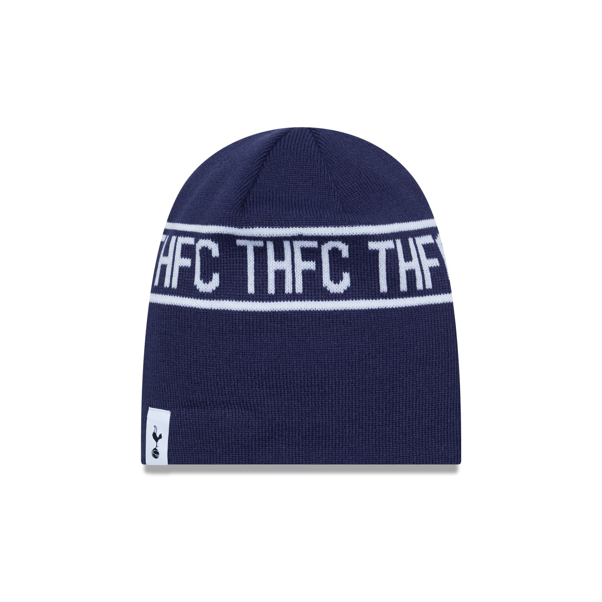 This is a Tottenham Hotspur FC Navy Cuff Knit Beanie Hat 3