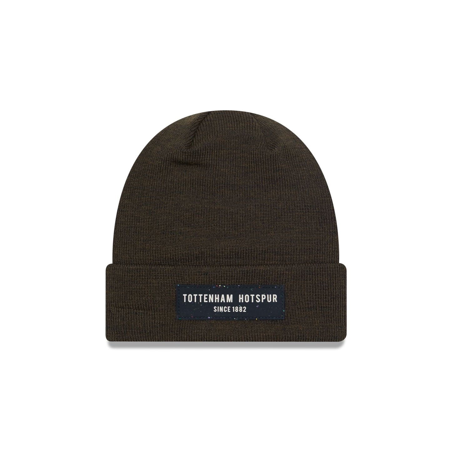 This is a Tottenham Hotspur FC Polylana® Brown Cuff Knit Beanie Hat 1