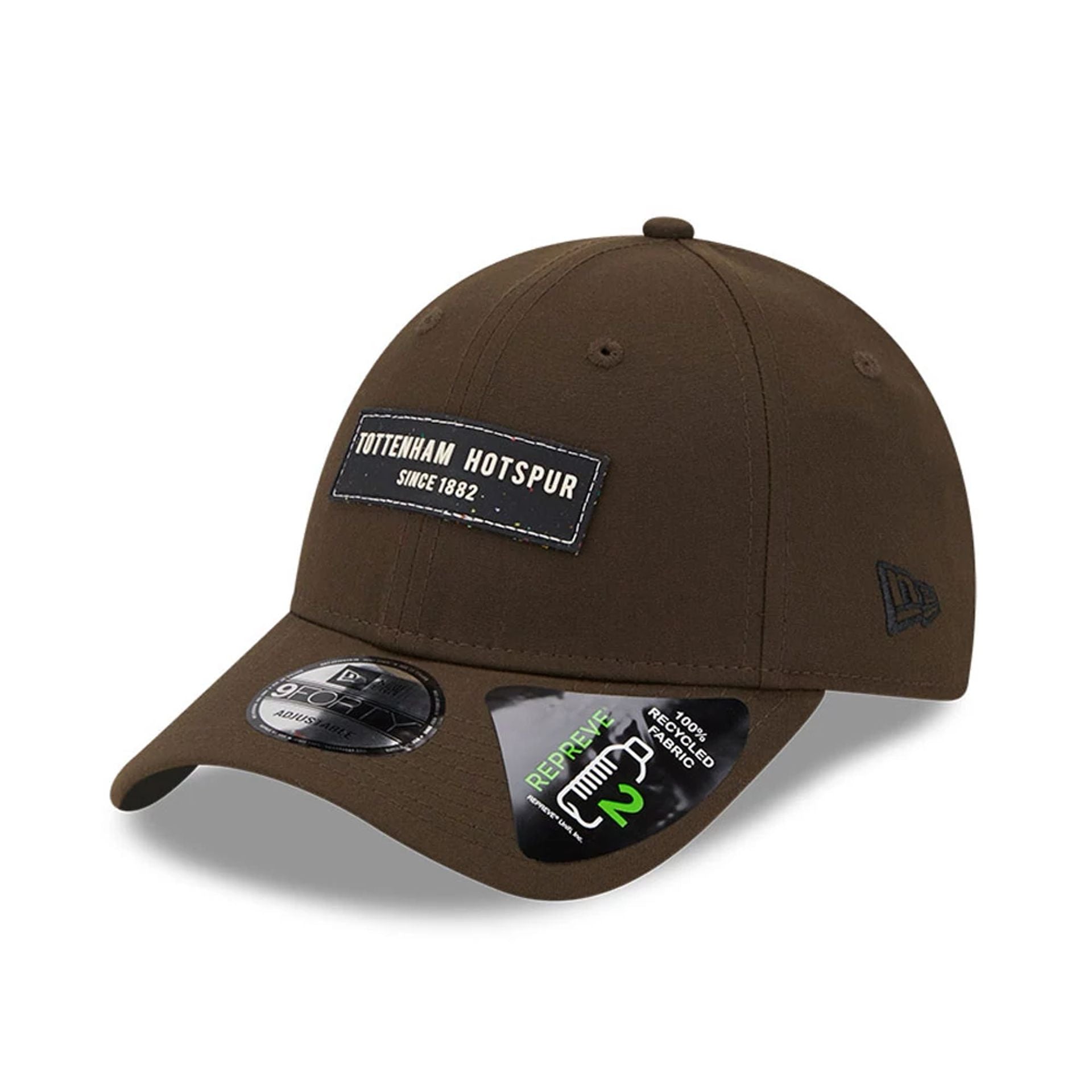 This is a Tottenham Hotspur FC Repreve® Brown 9FORTY Adjustable Cap 1