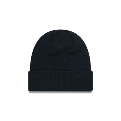 This is a Vespa Black Cuff Knit Beanie Hat 3