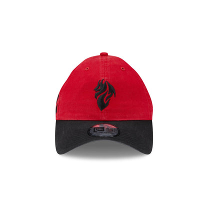 This is a AC Milan Heritage Casual Classic Red 9TWENTY Adjustable Cap 2