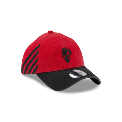 This is a AC Milan Heritage Casual Classic Red 9TWENTY Adjustable Cap 1