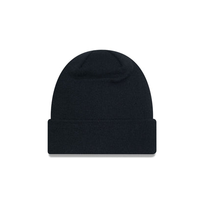 This is a AC Milan Black Cuff Knit Beanie Hat 2