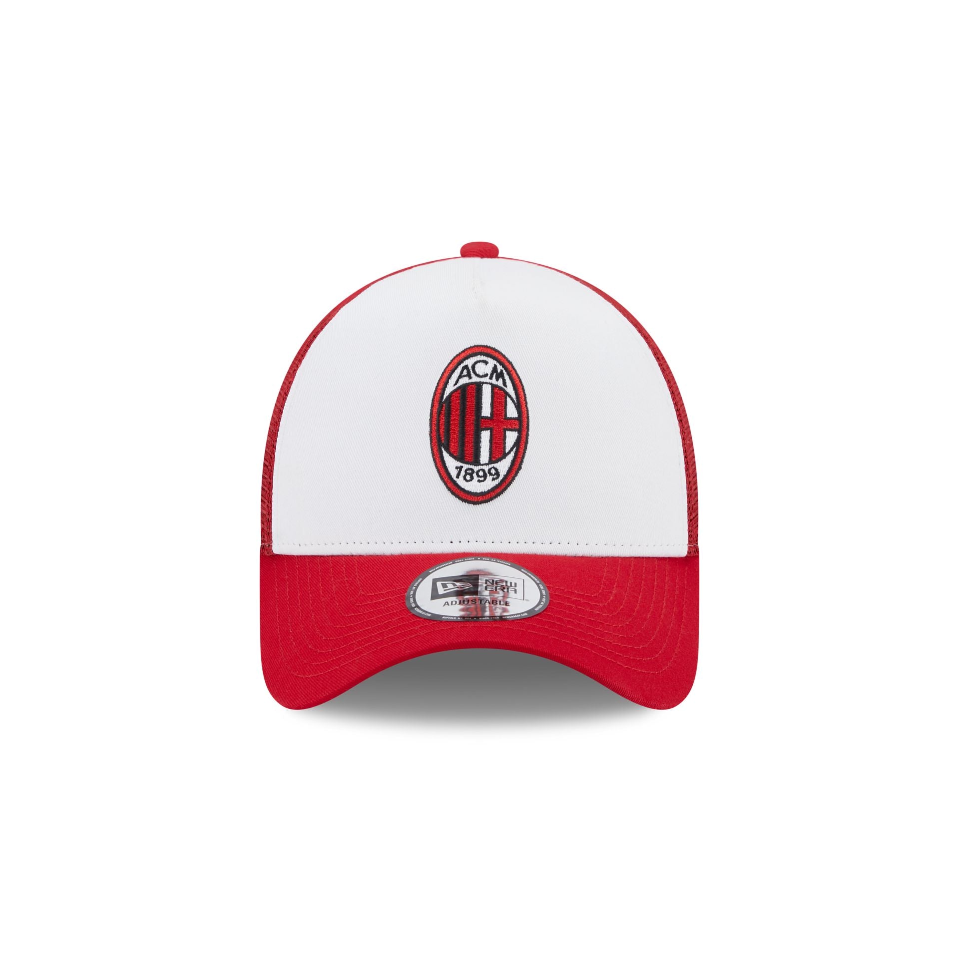 This is a AC Milan White A-Frame Trucker Cap 2