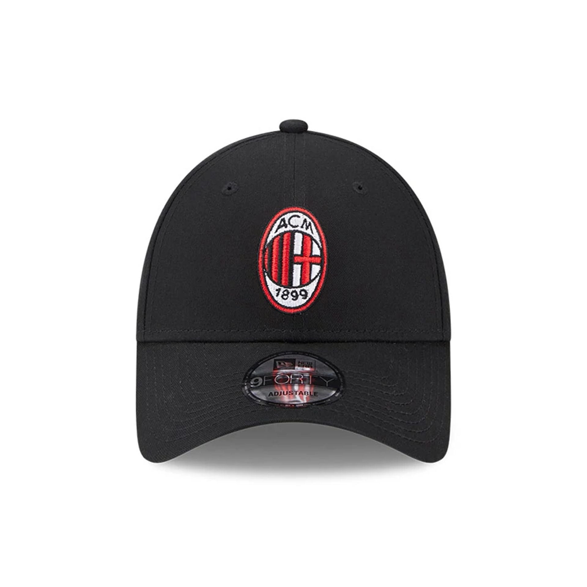 This is a AC Milan Black 9FORTY Adjustable Cap 2