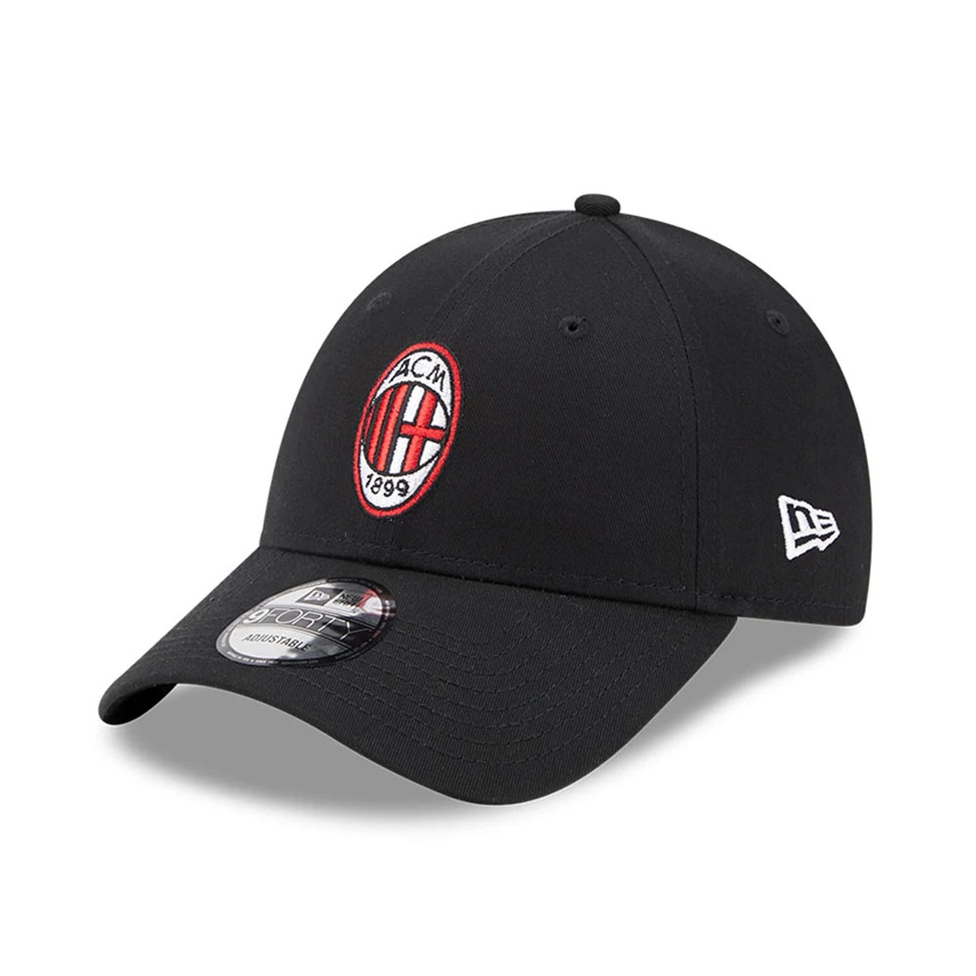 This is a AC Milan Black 9FORTY Adjustable Cap 1