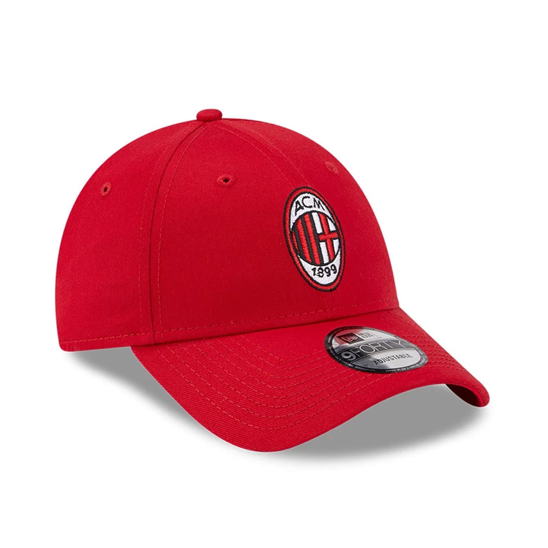 This is a AC Milan Red 9FORTY Adjustable Cap 3