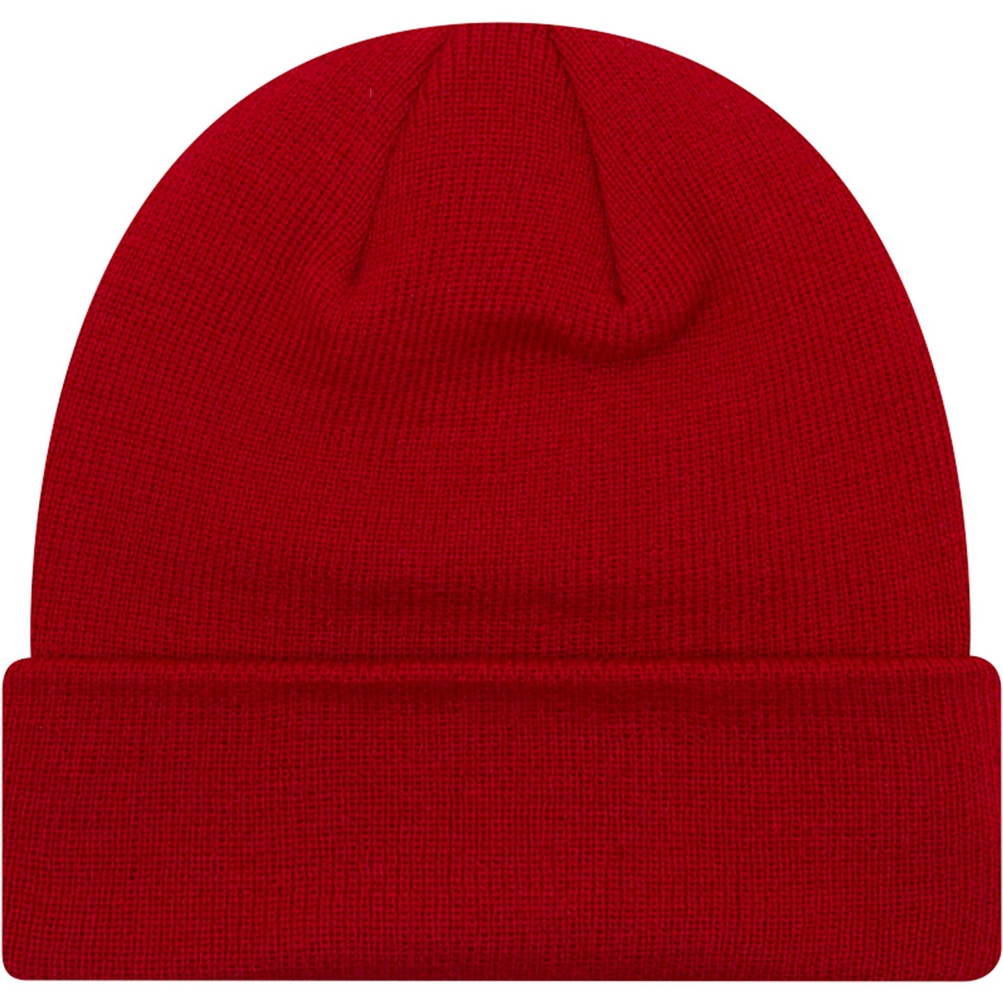 This is a Manchester United FC Youth Red Cuff Knit Beanie Hat 2