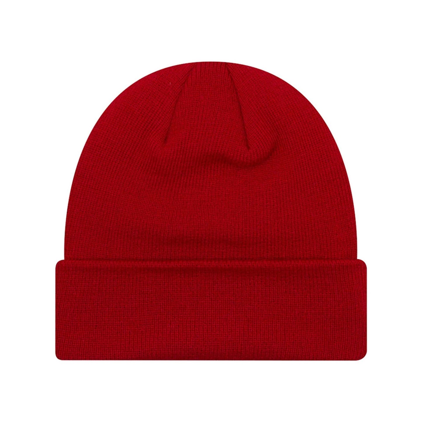 This is a Manchester United FC Youth Red Cuff Knit Beanie Hat 2