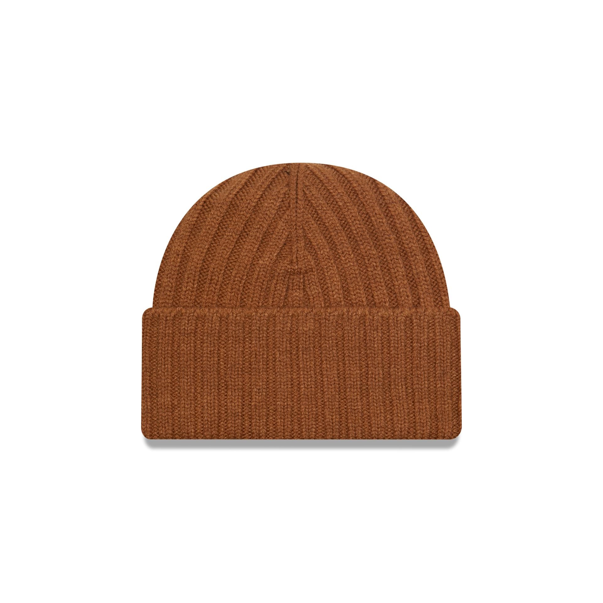 This is a New Era Short Rib Brown Cuff Knit Beanie Hat 2