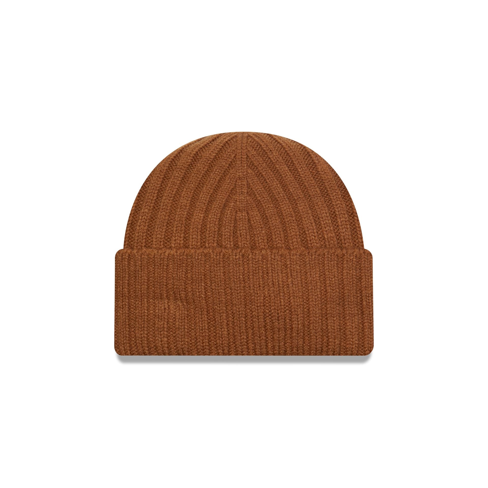 This is a New Era Short Rib Brown Cuff Knit Beanie Hat 3