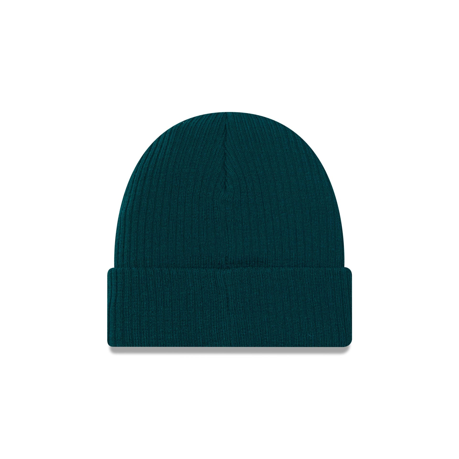 This is a New Era Dark Green Cuff Knit Beanie Hat 2