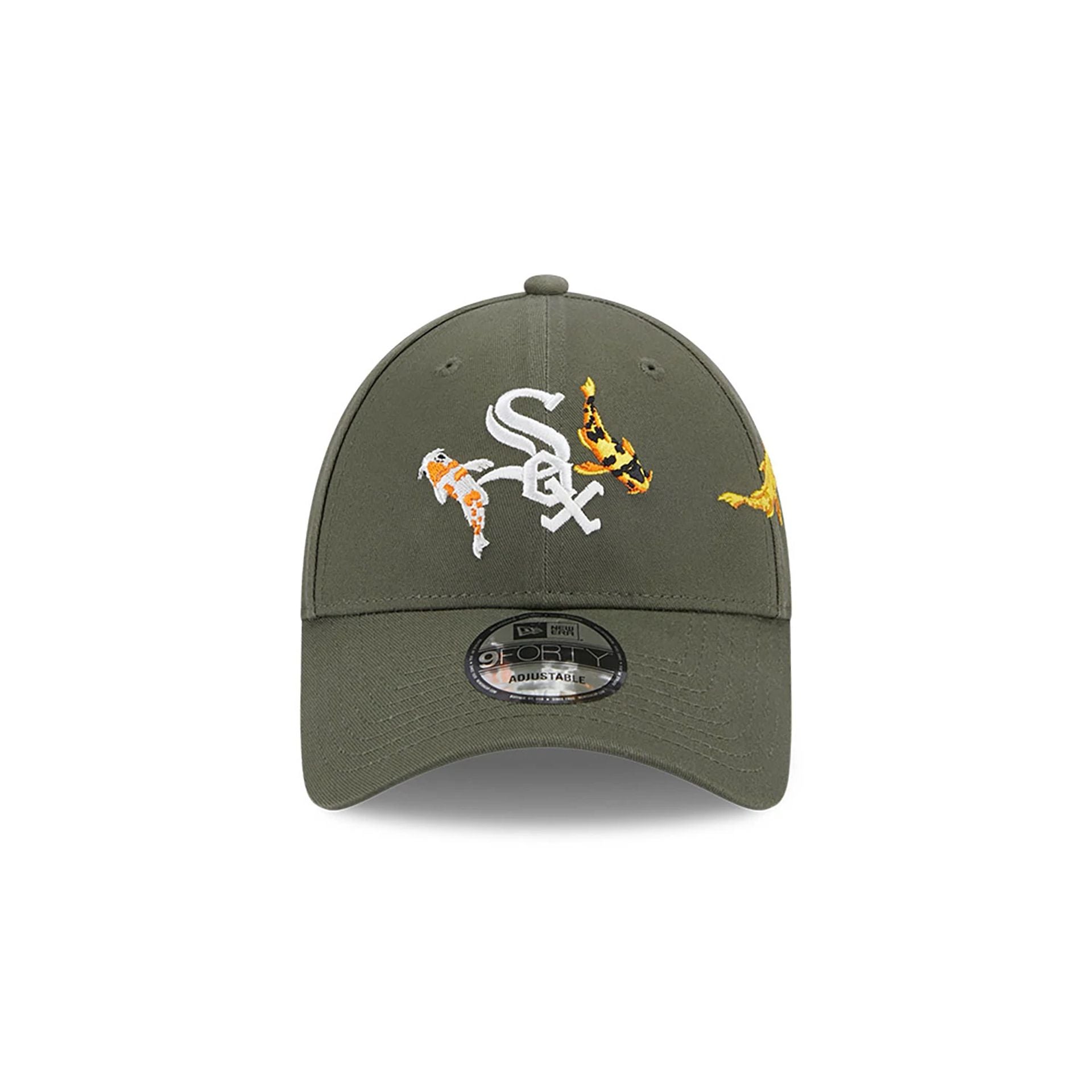 This is a Chicago White Sox Koi Fish Green 9FORTY Adjustable Cap 2