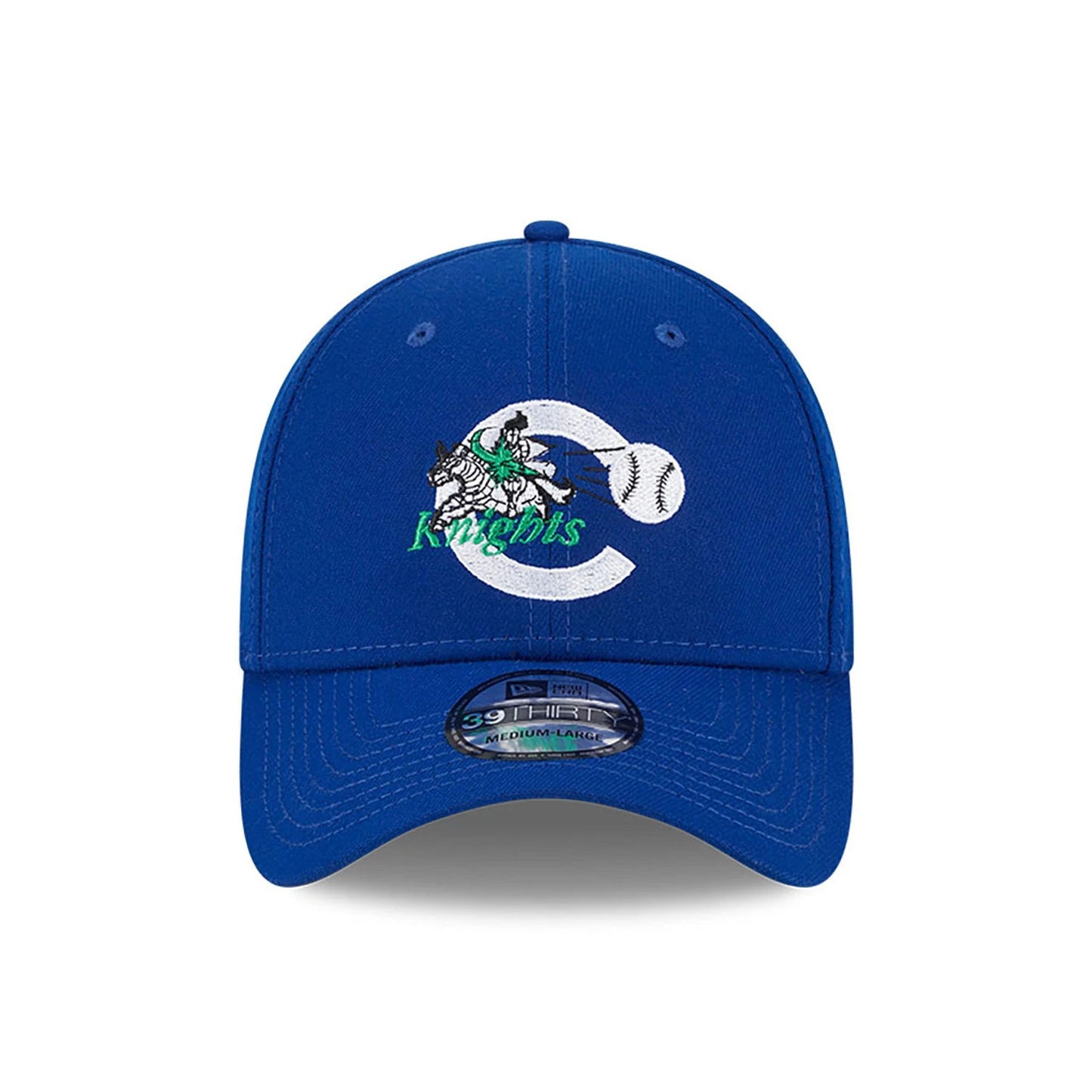 This is a Charlotte Knights MiLB Theme Nights Blue 39THIRTY Stretch Fit Cap 3