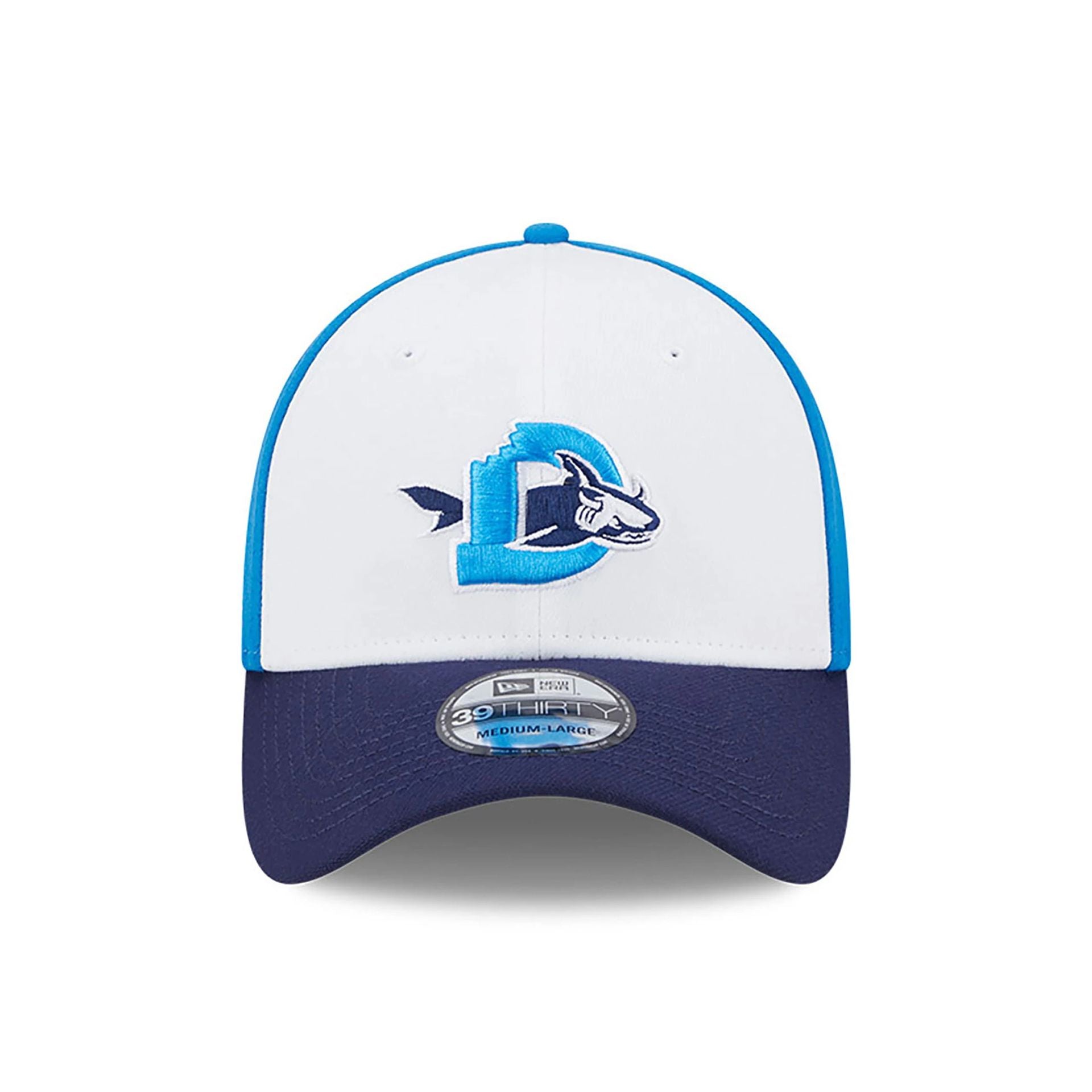 This is a Durham Bulls MiLB Theme Night Blue 39THIRTY Stretch Fit Cap 3