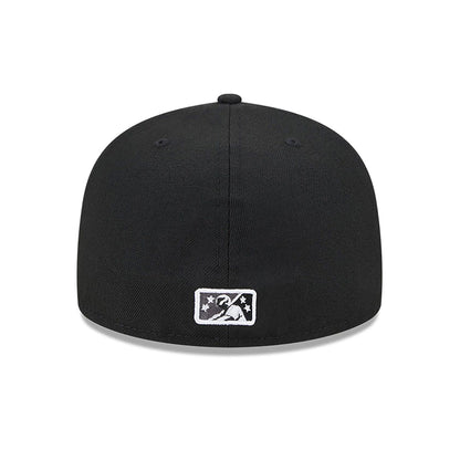 This is a Inland Empire 66Ers MiLB Theme Night Black 59FIFTY Fitted cap 5