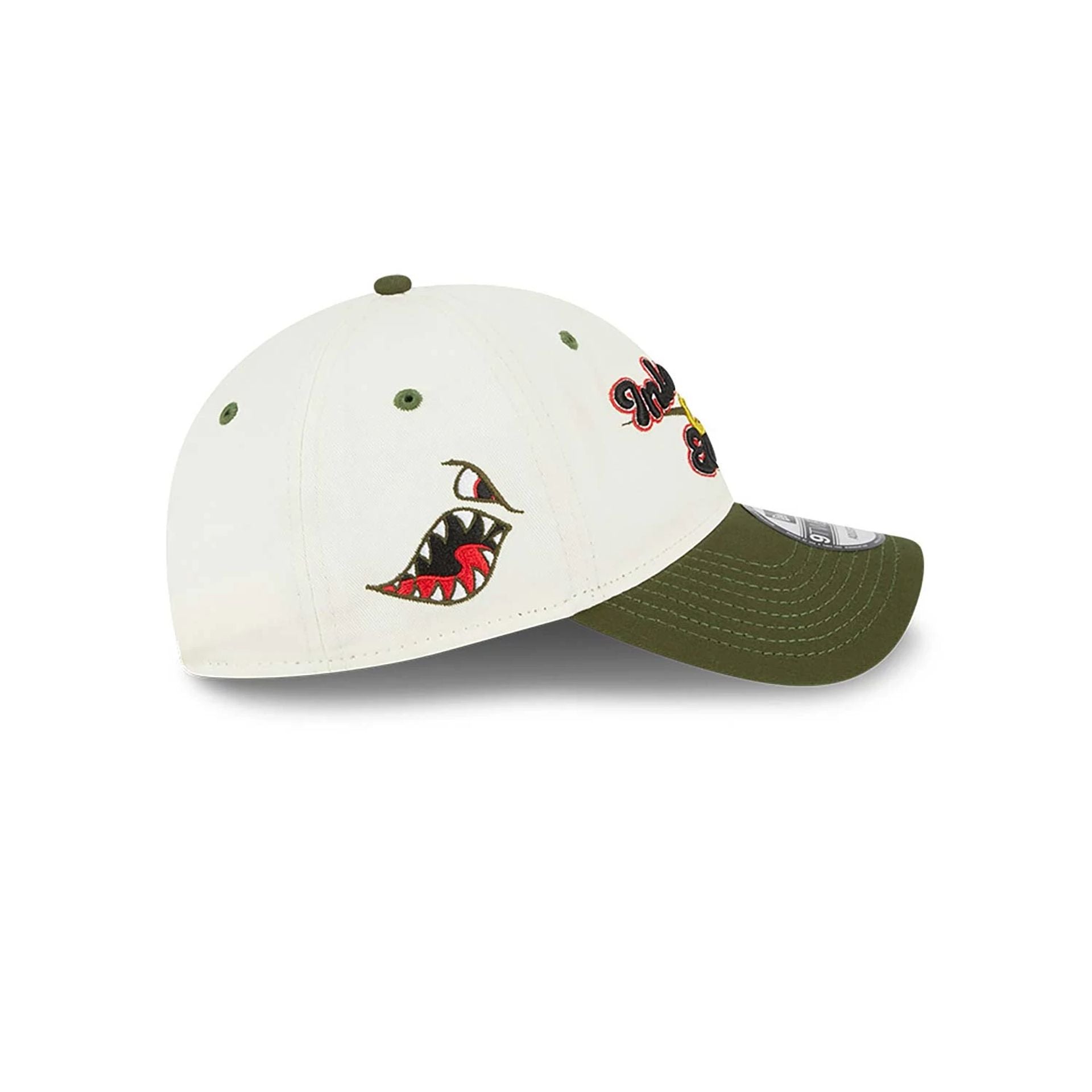 This is a Inland Empire 66Ers MiLB Theme Nights White 9TWENTY Adjustable Cap 7