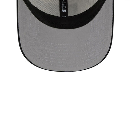 This is a Las Vegas Raiders NFL Sideline 2023 White 9FORTY Stretch Snap Cap 2