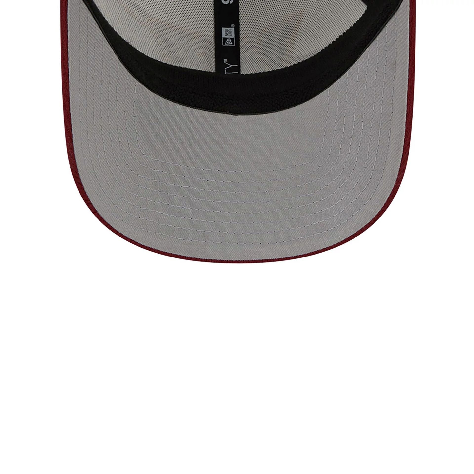 This is a Washington Commanders NFL Sideline 2023 White 9FORTY Stretch Snap Cap 3