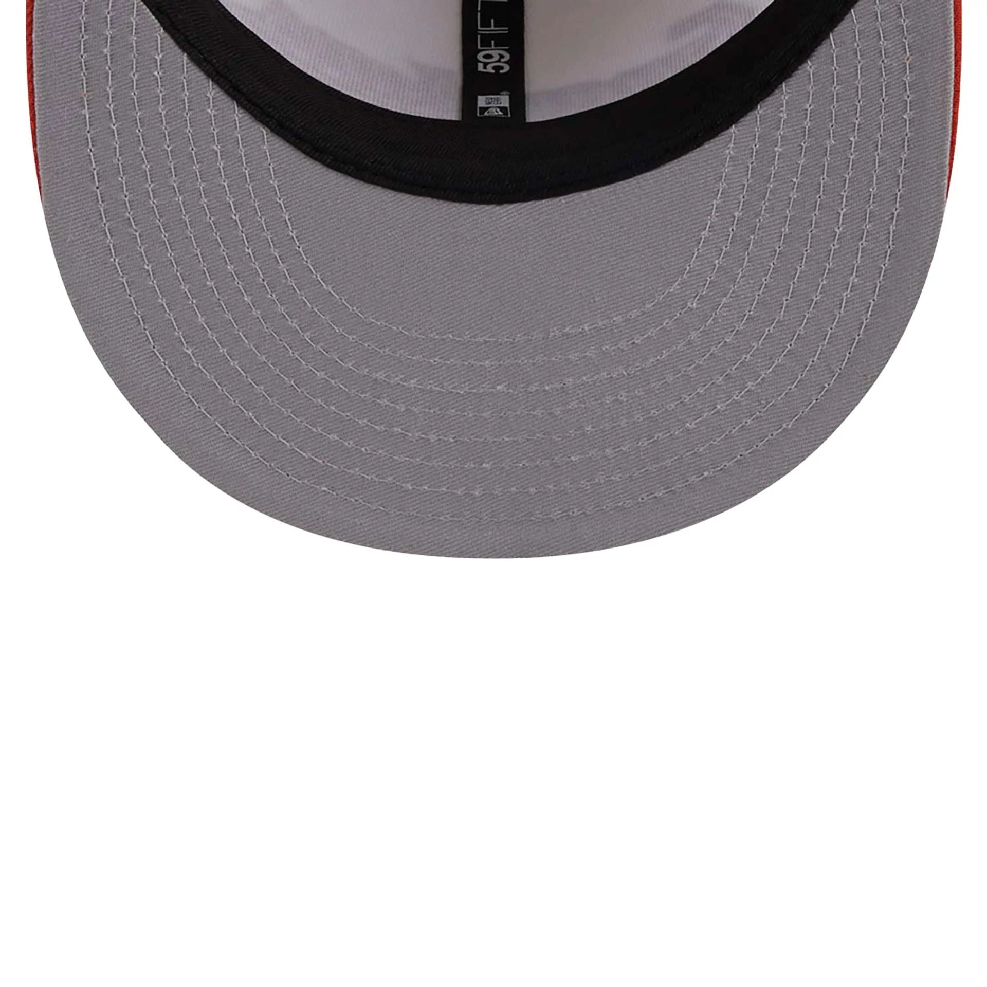 This is a Cleveland Guardians Repreve Chrome White 59FIFTY Fitted Cap 2