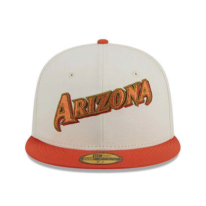 This is a Arizona Diamondbacks Repreve Chrome White 59FIFTY Fitted Cap 3