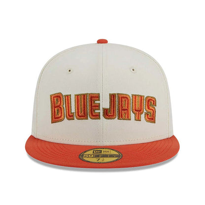 This is a Toronto Blue Jays Repreve Chrome White 59FIFTY Fitted Cap 3