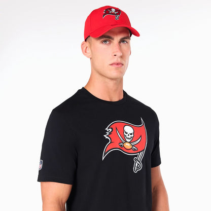 The Male model is wearing Tampa Bay Buccaneers NFL Black T-Shirt 5