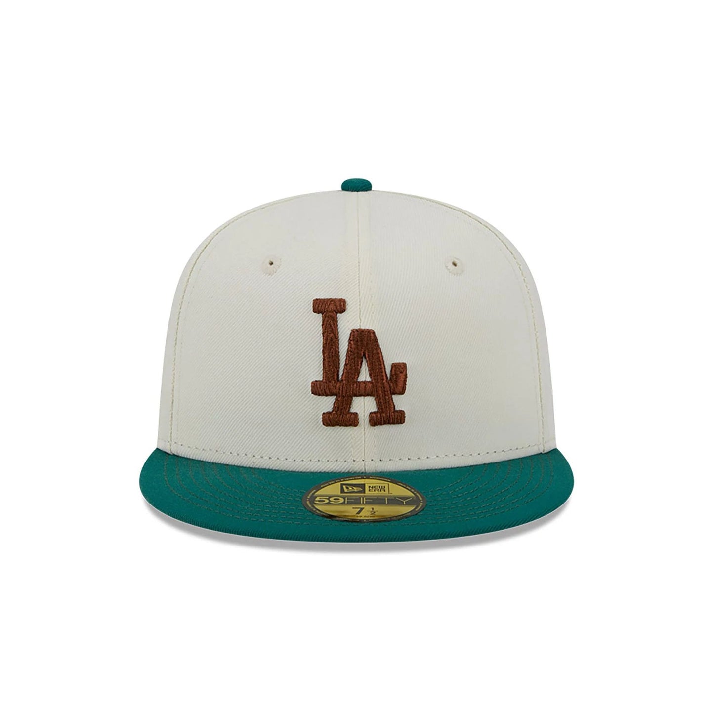 This is a LA Dodgers Camp Off White 59FIFTY Fitted Cap 3