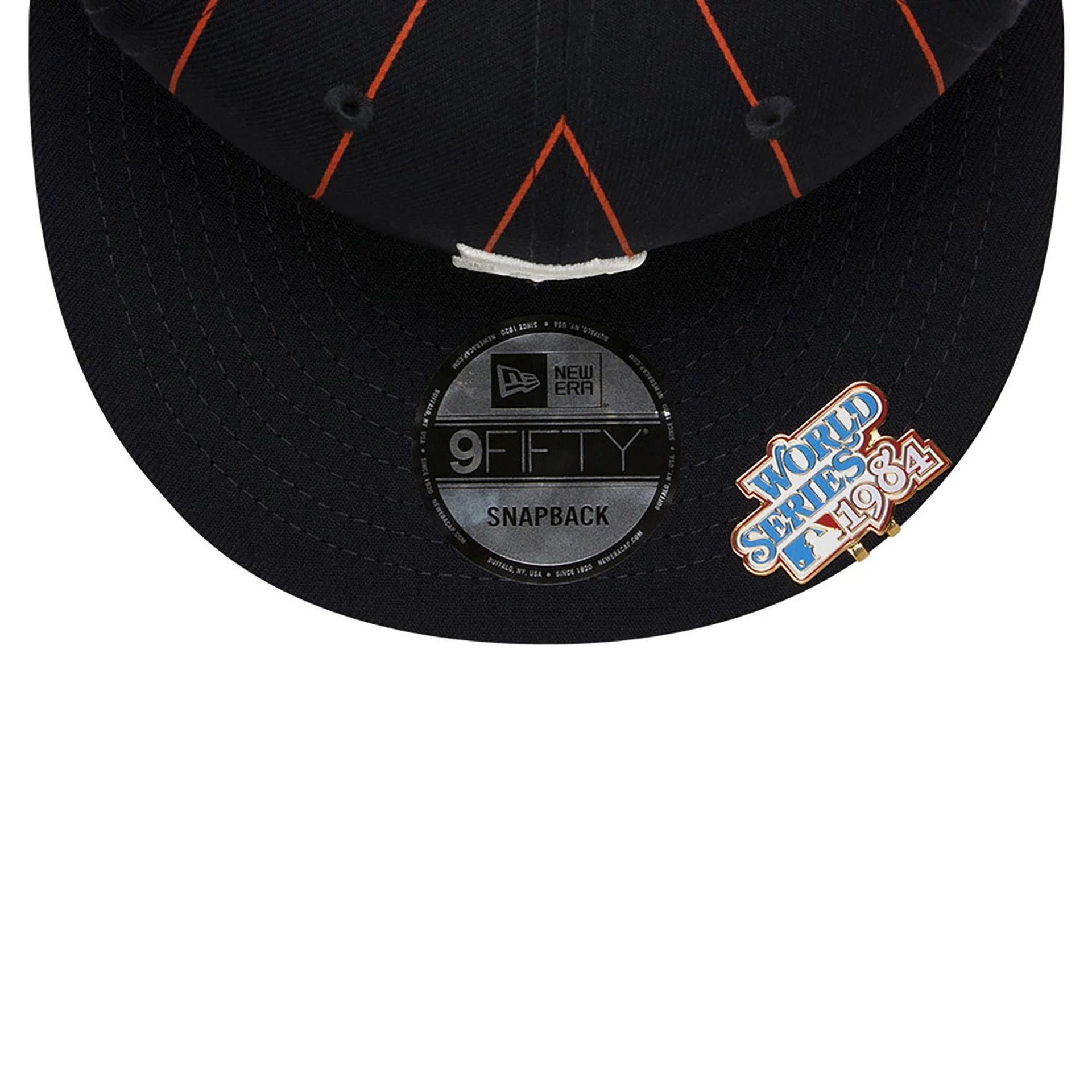 This is a Detroit Tigers Pinstripe Navy 9FIFTY Snapback Cap 2