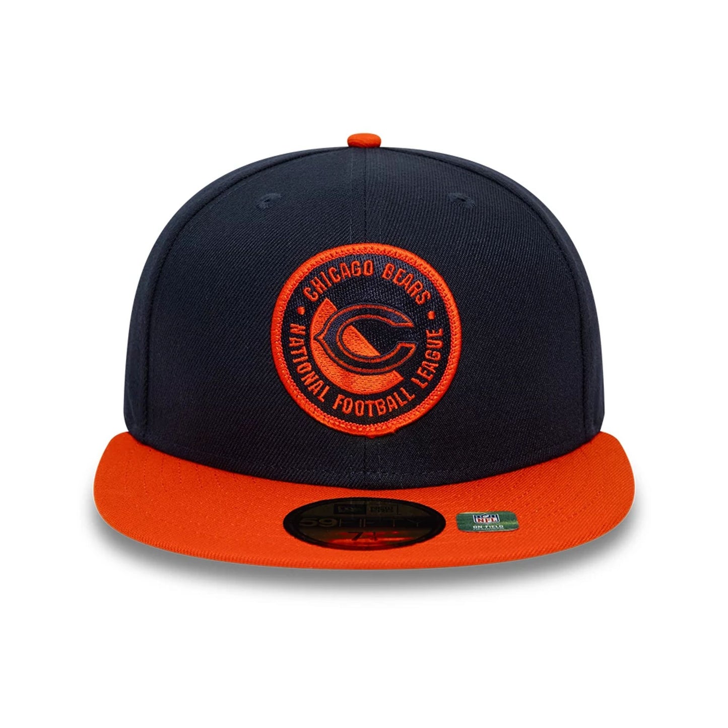 This is a Chicago Bears NFL Sideline 2023 Navy 59FIFTY Fitted Cap 7