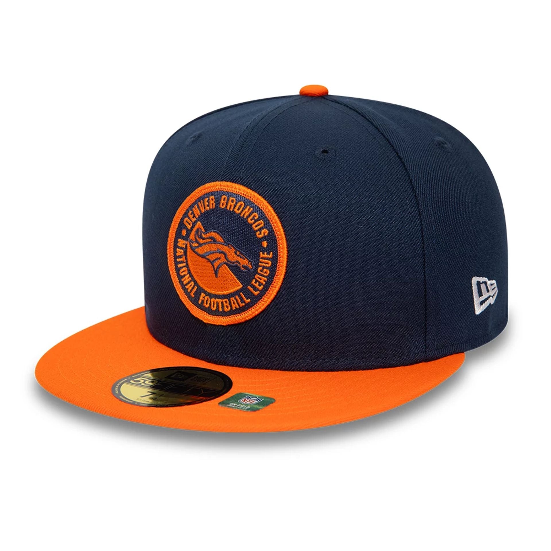 This is a Denver Broncos NFL Sideline 2023 Navy 59FIFTY Fitted Cap 1