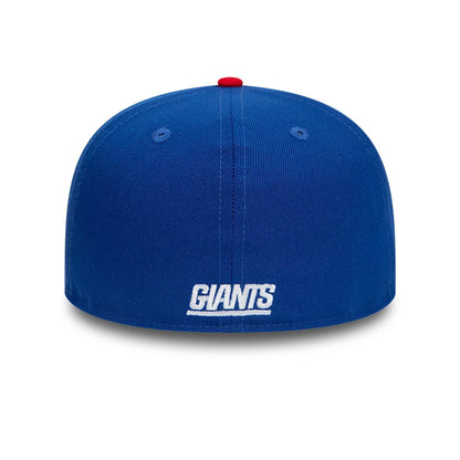 This is a New York Giants NFL Sideline 2023 Blue 59FIFTY Fitted Cap 4