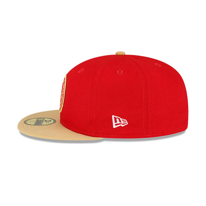 This is a San Francisco 49ers NLF Sideline 2023 Red 59FIFTY Fitted Cap 5