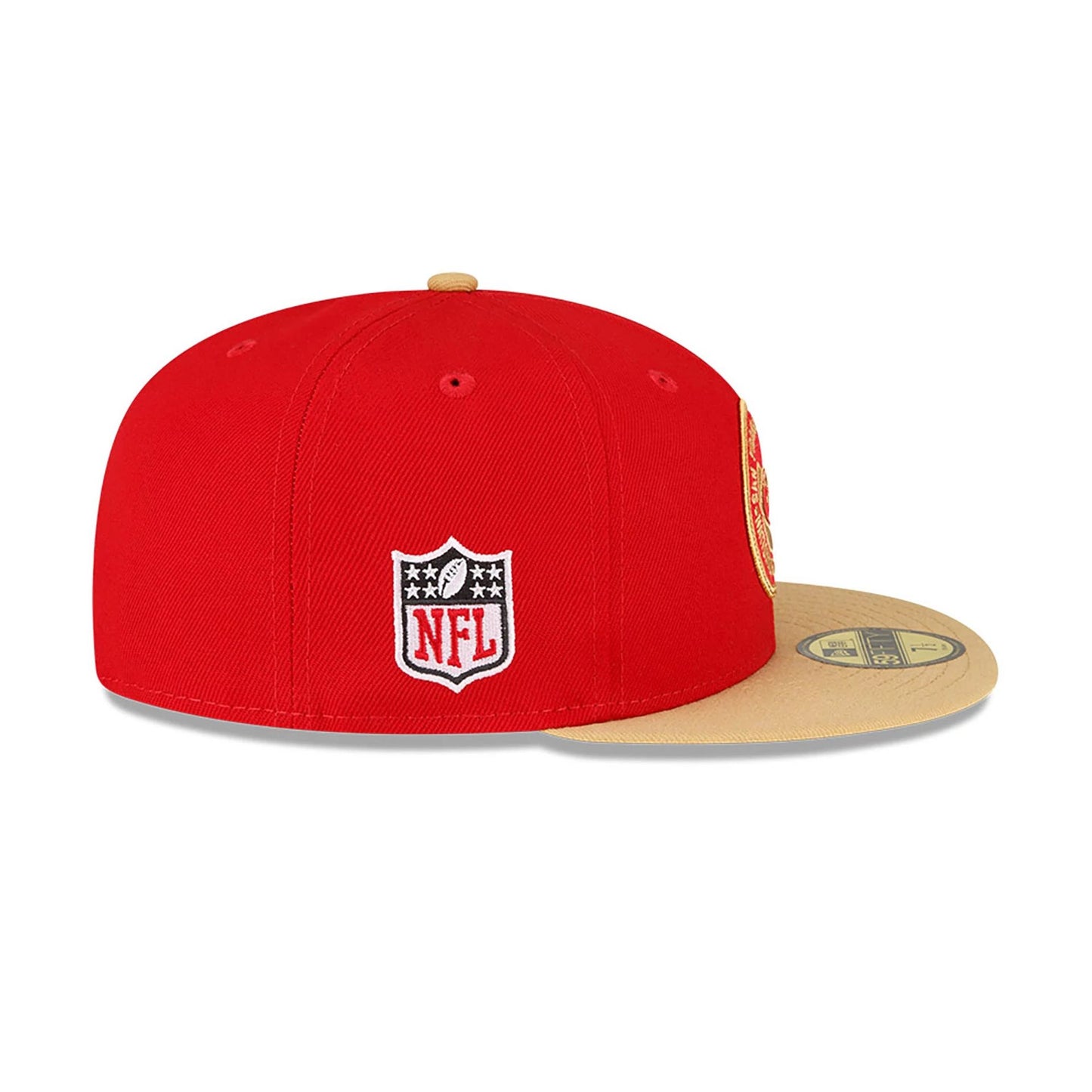 This is a San Francisco 49ers NLF Sideline 2023 Red 59FIFTY Fitted Cap 7