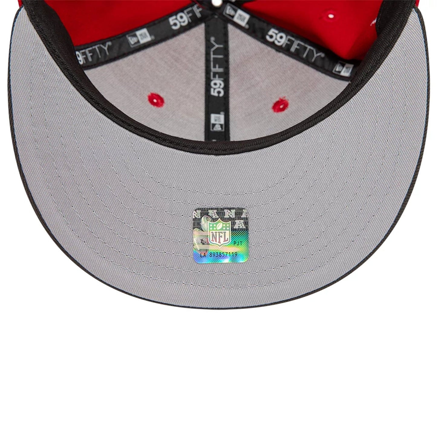 This is a Tampa Bay Buccaneers NFL Sideline 2023 Red 59FIFTY Fitted Cap 3