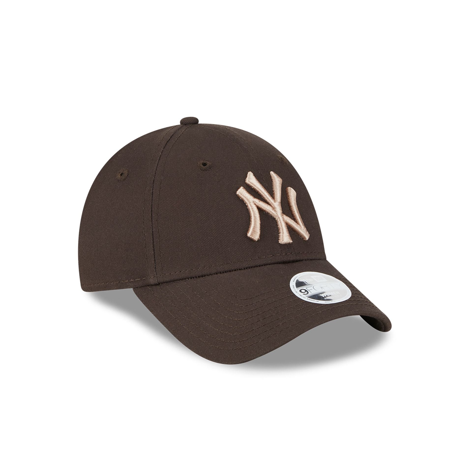 This is a New York Yankees Womens League Essential Brown 9FORTY Adjustable Cap 3